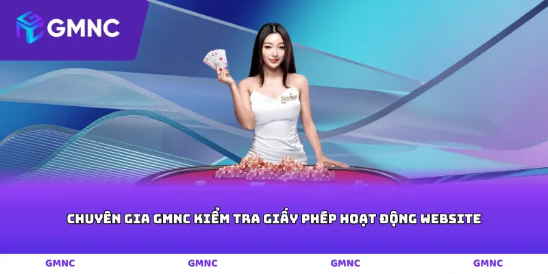 Chuyên gia GMNC kiểm tra giấy phép hoạt động website