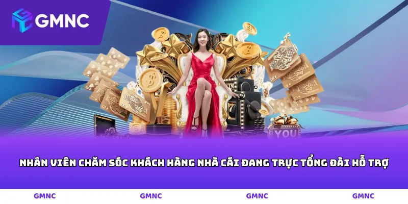 Nhân viên chăm sóc khách hàng nhà cái đang trực tổng đài hỗ trợ